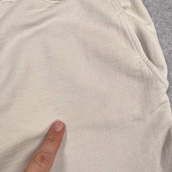 Buck Mason Sweatpants Mens XL Ivory Brushed Loopback French Terry Lounge Pants - Picture 7 of 12